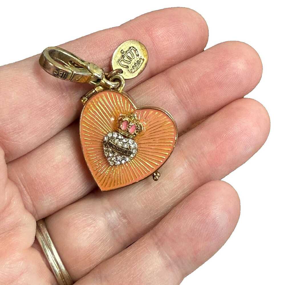 Juicy Couture 2006 Limited Edition Pink Heart & Crown Locket Charm Rare? READ